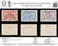 9126: Australia SG121-123 Set of 3 1931 Sc#111-C2 Mi95-112 Used C£25