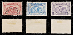 9126: Australia SG121-123 Set of 3 1931 Sc#111-C2 Mi95-112 Used C£25, view 2