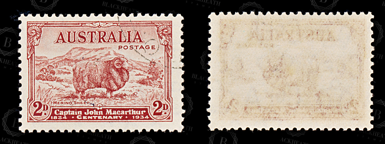 9127: Australia SG150-152 Set of 3 1934 Sc#147-149 Mi123I-125 Used C£66
