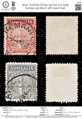 9130: Australia SG154-155 Set of 2 1935 Sc#150-151 Mi127-128 Used C£40