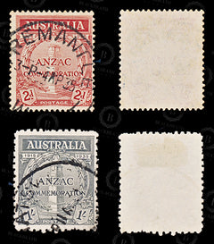 9130: Australia SG154-155 Set of 2 1935 Sc#150-151 Mi127-128 Used C£40, view 2