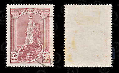 9134: Australia SG164-178 Set of 13 1938 Sc#166a-179 Mi137A-152Dx Used C£65, image 13