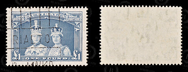 9134: Australia SG164-178 Set of 13 1938 Sc#166a-179 Mi137A-152Dx Used C£65, image 14