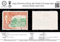 9154: Dominica SG131 48c Green &  Orange 1951 Sc#133 Mi129 Used C£16