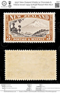 9157: New Zealand SG569 3s Chocolate &  Yellow brown 1935 Sc#198 Mi202A Mint MLH C£19
