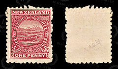 9159: New Zealand SG274 1d Crimson lake 1900 Sc#85b Mi95 Mint MNG C£14, view 2