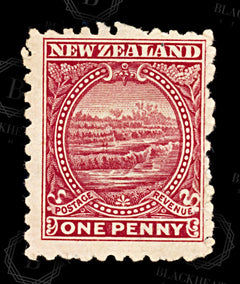 9159: New Zealand SG274 1d Crimson lake 1900 Sc#85b Mi95 Mint MNG C£14, view 3