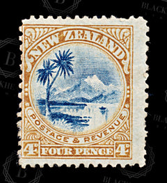 9160: New Zealand SG378 3d Brown 1908 Sc#126a Mi118C Mint MLH C£55, view 3