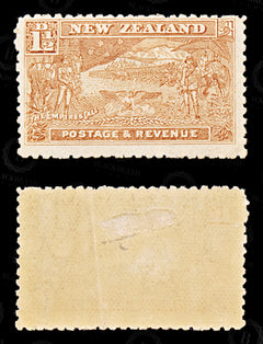 9165: New Zealand SG275b 1½d Chestnut 1900 Sc#101 Mint MH C£10, view 2