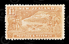 9166: New Zealand SG275b 1½d Chestnut 1900 Sc#101 Mint MH C£10, view 3