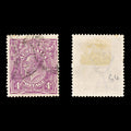 9169: Australia SG64 4d Violet 1921 Sc#32 Mi37XA Used C£15