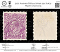 9170: Australia SG64 4d Violet 1921 Sc#32 Mi37XA Used C£15