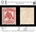 9174: Gilbert & Ellice SG9 1d Carmine 1911 Sc#9 Mi9 Used C£14