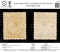 9179: Malta SG8 ½d Orange buff 1872 Sc#3f Mint MNG C£80