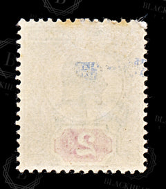 9185: GB SG225 2d Bright red &  Pale grey green 1903 Sc#130 Mi106Iwa Mint MVLH C£70, view 4