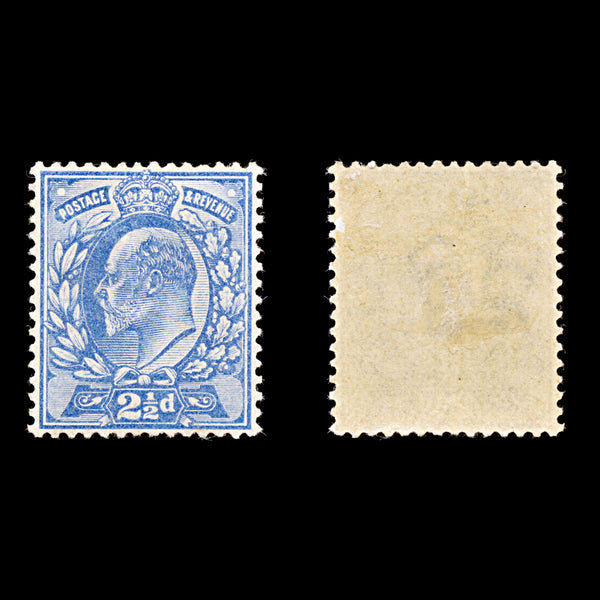 9186: GB SG230 2½d Ultramarine 1902 Sc#131 Mi107Ic Mint MH C£20