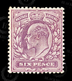 9187: GB SG246 6d Slate purple 1902 Sc#135a Mi111Iwb Mint MVLH C£45, view 3