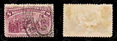 9193: USA SG241 8c Dark magenta 1893 Sc#236 Mi79 Used C£11, view 2