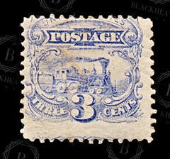 9194: USA SG116 10x 3c Blue 1869 Sc#114 Mi28 Mint MH C£250, view 3