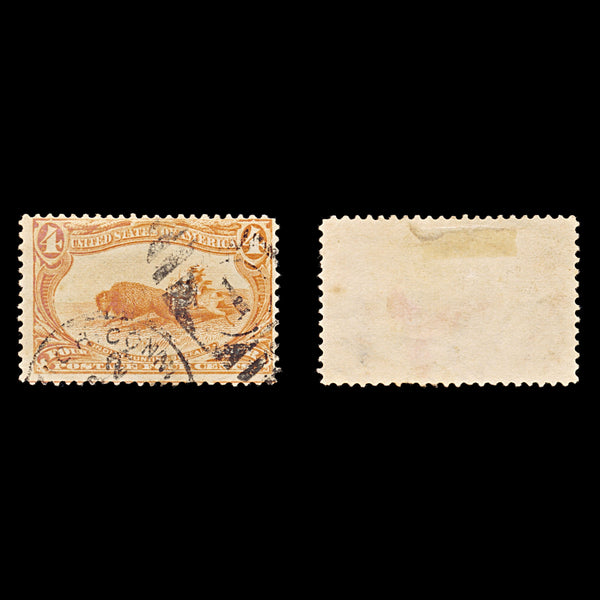 9197: USA SG293 4c Deep orange 1898 Sc#287 Mi119 Used C£25