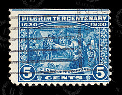 9203: USA SG558 5c Blue 1920 Sc#550 Mi257 Used C£16, view 3