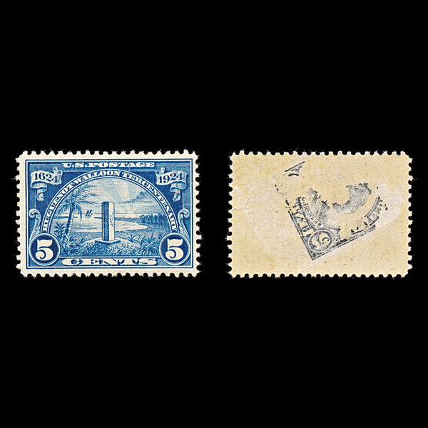 9204: USA SG620 5c Dark blue 1924 Sc#616 Mi292 Used C£25