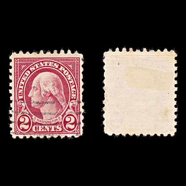 9207: USA SG586 2c Carmine 1923 Sc#579 Mi263G Used C£140