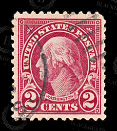 9208: USA SG599 19¾mm 1926 Sc#595 Used C£375, view 3