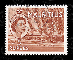 9210: Mauritius SG305 5R Red Brown 1954 Sc#264 Mi256 Used C£12, view 3