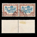 9221: South Africa SG49 2x 2s6d Brown & Green 1932 Sc#44i Mi63-64 Used C£120