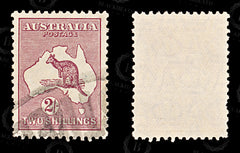 9228: Australia SG110 2s Maroon 1929 Sc#99 Mi85 Used C£17, view 2