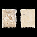 9229: Australia SG41 2s Brown 1916 Sc#52 Mi48XIIa Used C£14