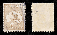 9229: Australia SG41 2s Brown 1916 Sc#52 Mi48XIIa Used C£14, view 2