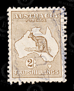 9229: Australia SG41 2s Brown 1916 Sc#52 Mi48XIIa Used C£14, view 3