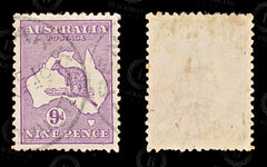 9230: Australia SG39 9d Violet 1916 Sc#50a Mi46XII Used C£11, view 2