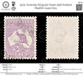 9231: Australia SG39 9d Violet 1916 Sc#50a Mi46XII Used C£11
