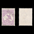 9231: Australia SG39 9d Violet 1916 Sc#50a Mi46XII Used C£11