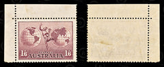 9235: Australia SG153 1s6d Dull claret 1934 Sc#C4 Mi126xX Mint MNH C£45, view 2