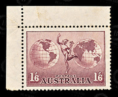 9235: Australia SG153 1s6d Dull claret 1934 Sc#C4 Mi126xX Mint MNH C£45, view 3