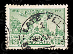 9239: Australia SG163 1s Green 1936 Sc#161 Mi136 Used C£15, view 3