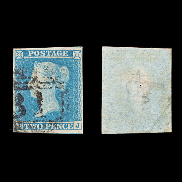 9246: GB SG13 "BJ" Plate 3. Double J 1841 Sc#4a Mi4c Used C£150