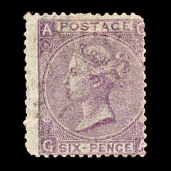 9253: GB SG104 Plate 6 "GA" 1868 Sc#50 Mi29a Used C£175, view 2