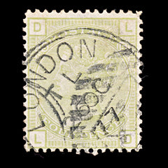 9254: GB SG153PL15 Plate 15 "LD" 1877 Sc#70PL15 Used C£300, view 2