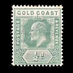 9266: Gold Coast SG59 ½d Dull green 1907 Sc#56 Mi46 Mint MH C£12, view 2