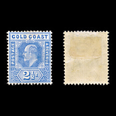 9267: Gold Coast SG62 2½d Blue 1907 Sc#59 Mi52 Mint MH C£23, view 1