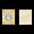 9282: Hong Kong SG79a 5c Orange &  Yellow green 1906 Sc#91a Mint MLH C£26