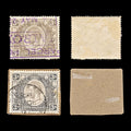 9305: KUT SG90-90a Grey Black & Jet Black 1922 Sc#32 Mi13 Used C£57