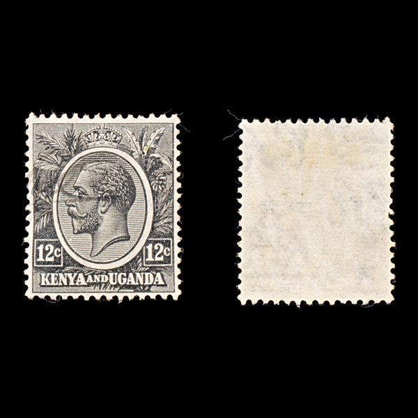 9306: KUT SG81 12c Grey black 1922 Sc#23 Mi4 Used C£38