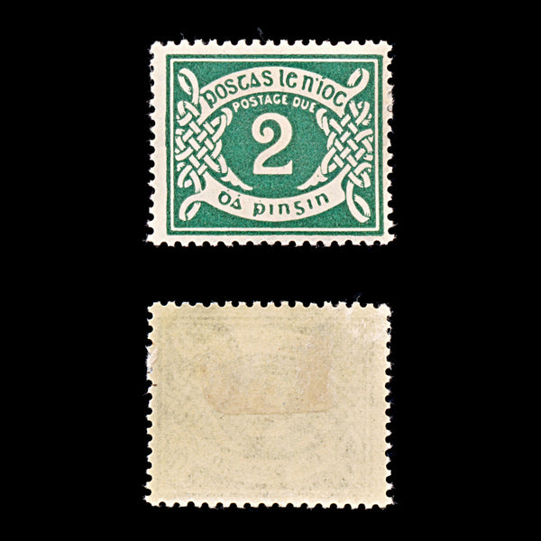 9319: Ireland SGD3 2d Blue green 1925 Sc#J3 MiP3 Mint MH C£40