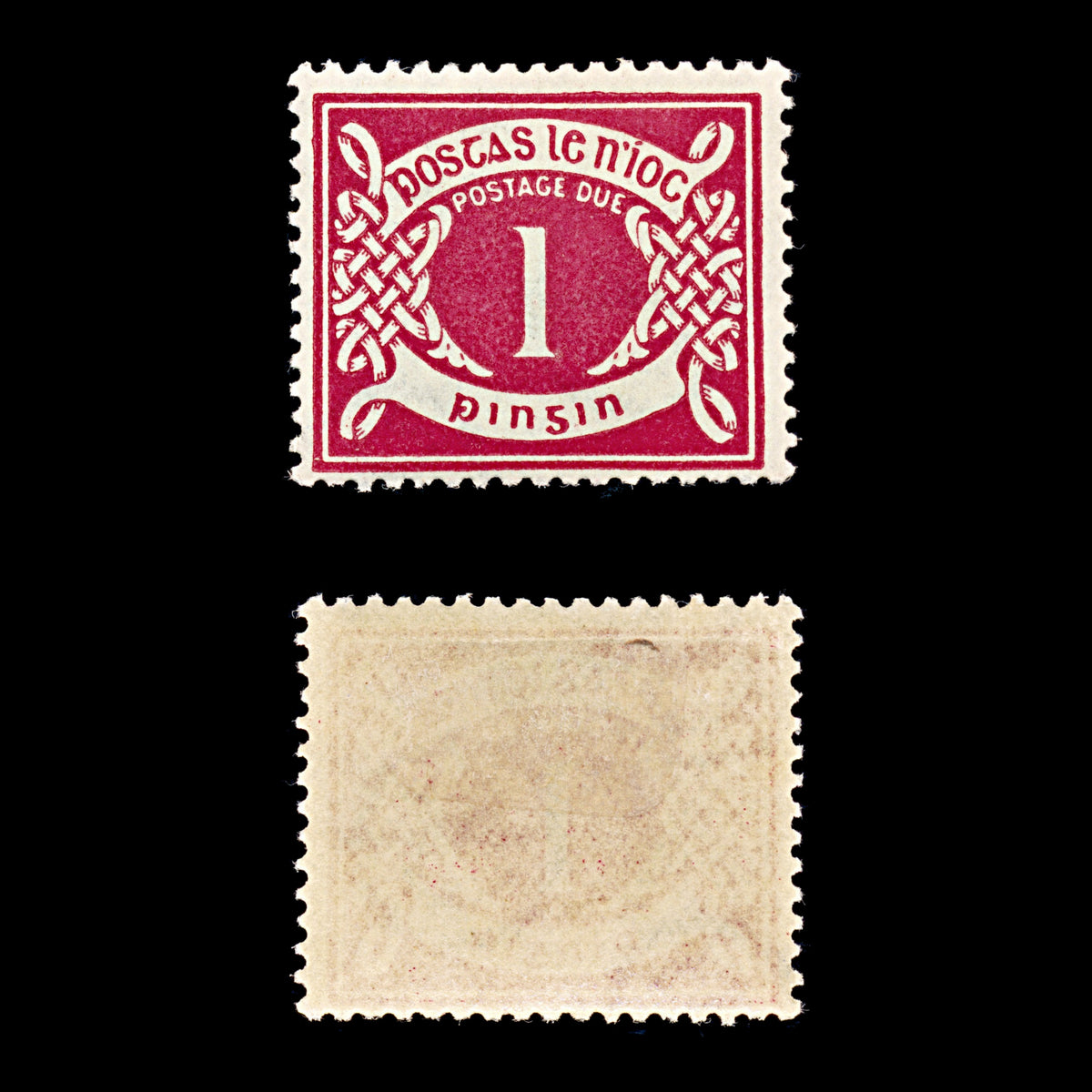 9320: Ireland SGD2 1d Carmine 1925 Sc#J2 MiP2 Mint MLH C£13